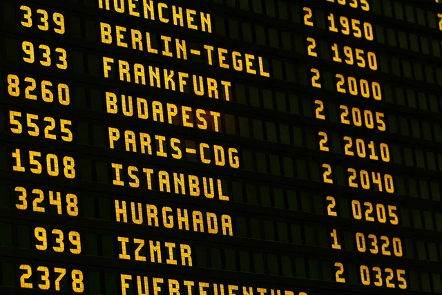 airport, board, flying, scoreboard, letters, advertisement, information, timeline, departures, scheduled flights, airport, airport, airport, airport, airport. Operations plans format: laying out for a two-minute read