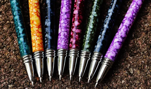 ballpoint pen, writing implement, write, office, multicoloured, coloured, office accessories, office supplies, stationery, pen, marker pen, notes. Organization Plans Format: Team Section Layout