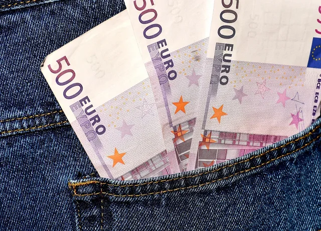 money, euro, jeans, pocket, back pocket, currency, finance, banknotes, control, revenue, treasury, black money, in the pocket. The sales and marketing plans checklist that catches what audits miss